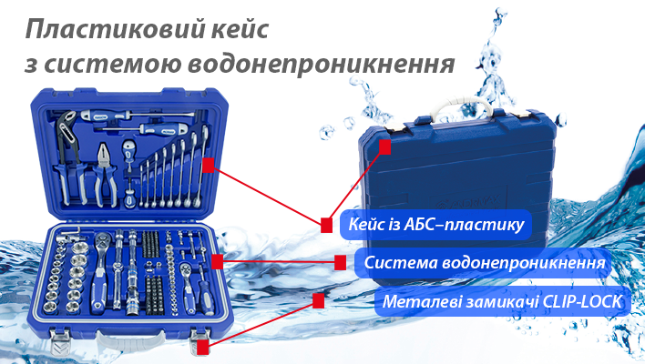 Набір головок та приладдя 1/2